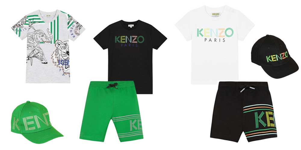 letnie ubrania dla chłopca kenzo kids